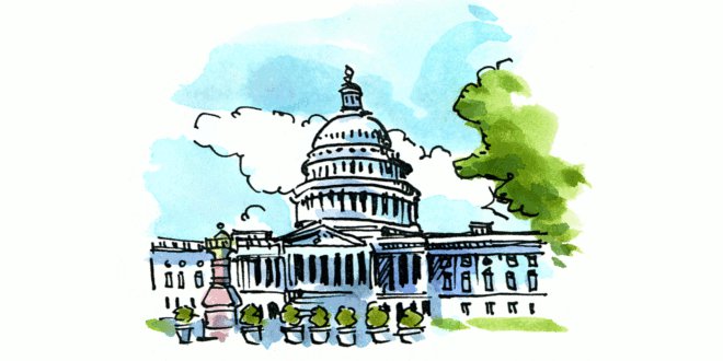 Capitol Building Cartoon